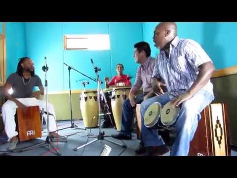 Afro-Peruvian Percussion Performance with Congas, Bongos and Cajons