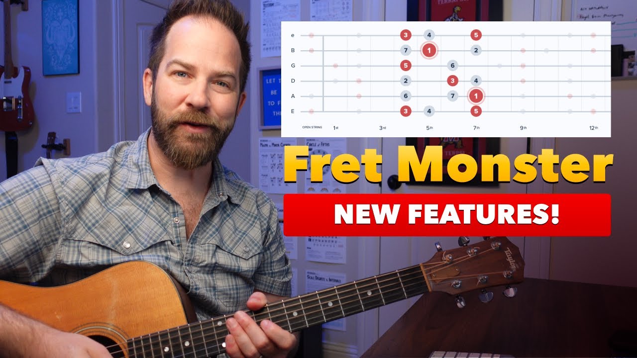 Video thumbnail for Viewing Notes in a Certain Area of the Fretboard (FretMonster Update)