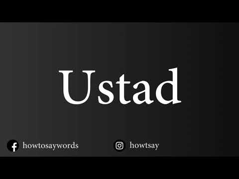 How To Pronounce Ustad