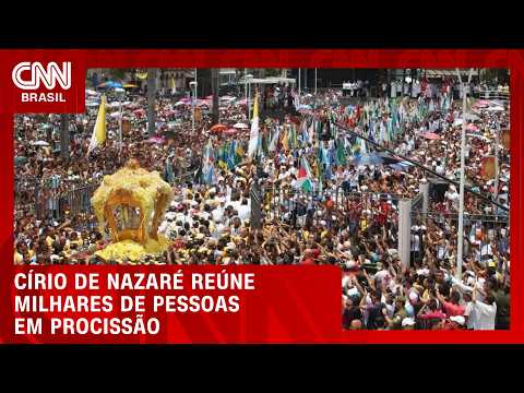 Círio de Nazaré leva carros e barcas às ruas de Belém | LIVE CNN