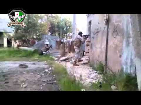 جولة ميدانية مع مقاتلي الفوج 93 أثناء رباطهم في جبهات سليمان الحلبي في مدينة حلب