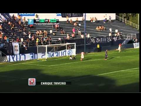 Gol Triverio. IRM 0-Unión 1. B Nacional. Fecha 18. FPT