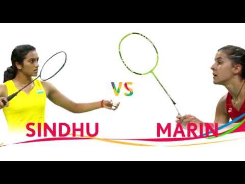 P.V. Sindhu vs Carolina Marin for Olympic Gold!