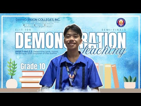 "Between the Lines: Unfolding Life Lessons" - Video Demonstration Teaching - ELIT 106 Majorship