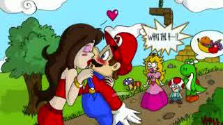 mario x peach, peach vs pauline