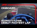 Fernando Alonso's Alpine Testing Debut | 2021 Pre-Season Testing
