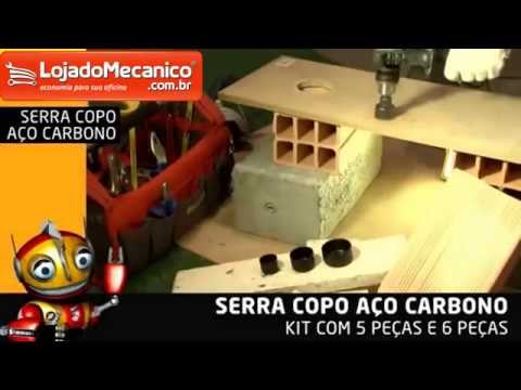 Kit Serra Copo com 06 Peças - Video