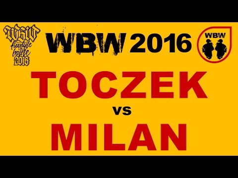 Toczek 🆚 Milan 🎤 WBW 2016 Warszawa (freestyle rap battle)