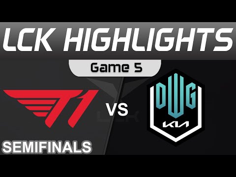 T1 vs DK Highlights Game 5 Semifinals LCK Summer Playoffs 2022 T1 vs DWG KIA by Onivia