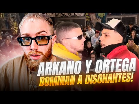 ¡ARKANO Y ORTEGA DOMINAN A DISONANTES EL PARQUE! | ORTEGA Y ARKANO VS NOCRE Y DR FILTROS GENERAL RAP