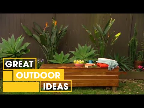 How To Make An Outdoor Bench Seat | Outdoor | Great Home Ideas