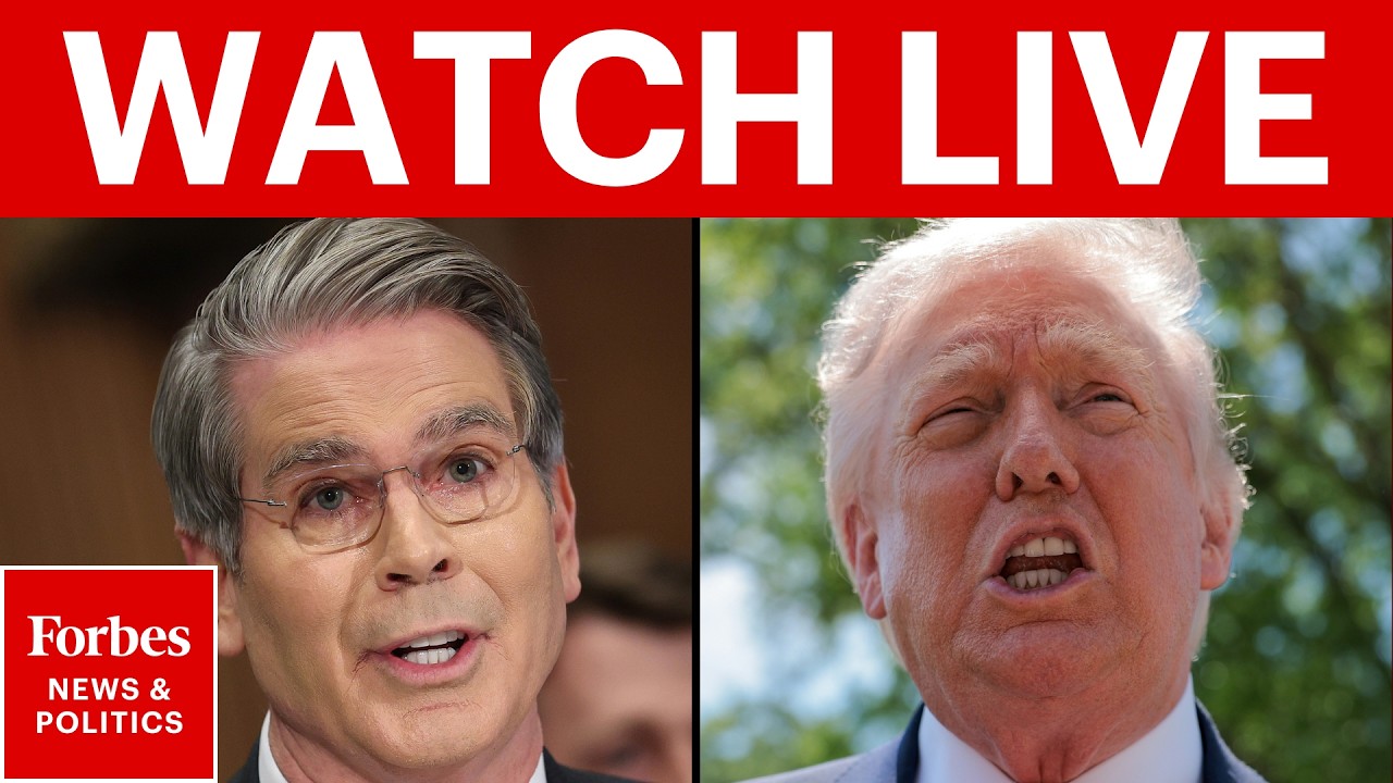 Video | LIVE NEWS: Bessent Testifies Before Congress, Trump Takes Heat For Iran War