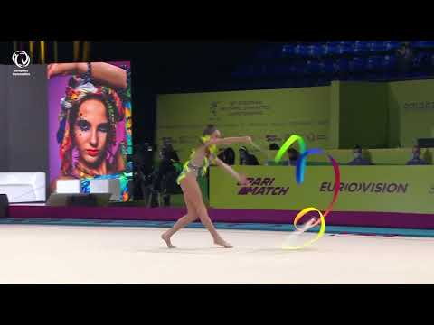 Daria ATAMANOV (ISR) - 2020 junior European bronze medallist, ribbon