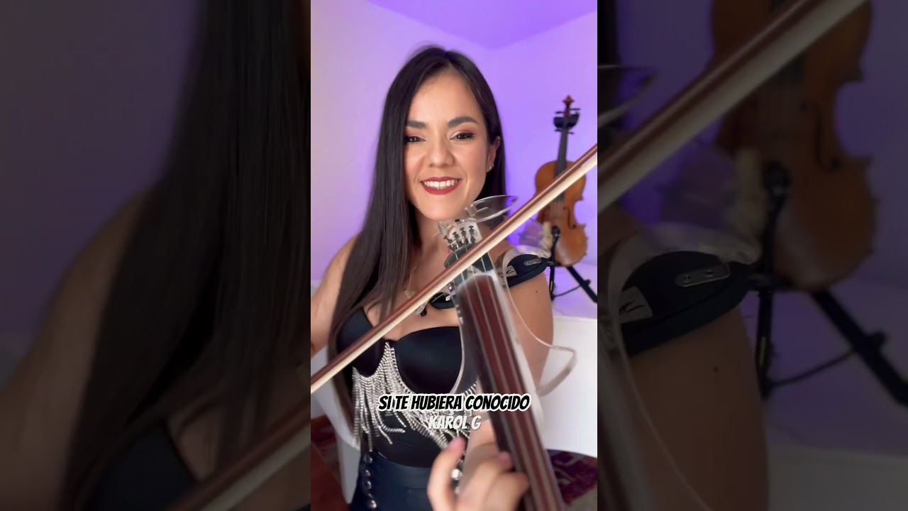 Si te hubiera conocido 💃🎻 @KarolG #violinista #electricviolinist #karolgcovers