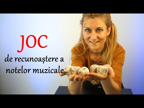 Zarurile muzicale - Joc de recunoaștere a notelor muzicale - Educatie muzicala - Scoala online