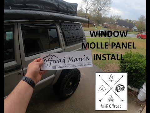 Installing Off-road Mania Window Molle Panel Jeep XJ