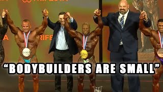 Strongmen vs. Bodybuilders (Size)