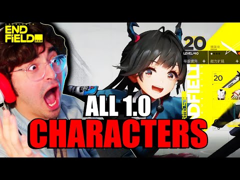 NERD GEEKOUT on EVERY CHARACTER MENU ANIMATION IN ARKNIGHTS ENDFIELD