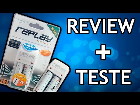 Review Carregador de pilhas Replay + teste Vegas
