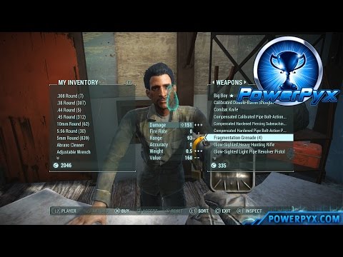 Fallout 4 - Prankster's Return Trophy / Achievement Guide (Placed A Grenade While Pickpocketing)