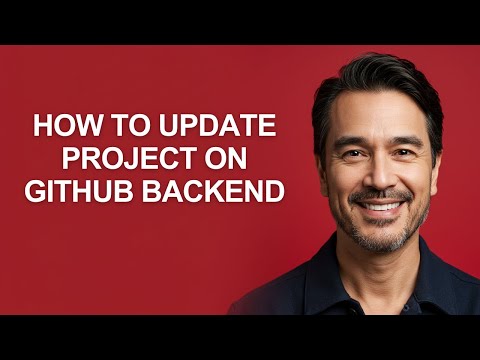 How To Update Project On Github Backend Kevinhowto