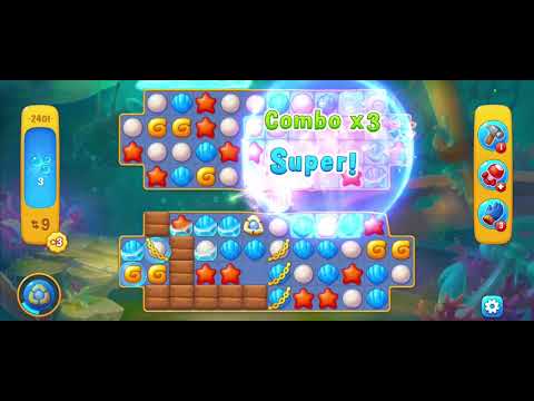 Fishdom gameplay level 2401