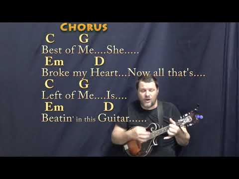She Got The Best of Me (Luke Combs) Mandolin Cover Lesson in G with Chords/Lyrics