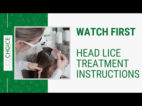 WATCH FIRST - Head Lice Treatment Instructions - Step-by-Step Explained