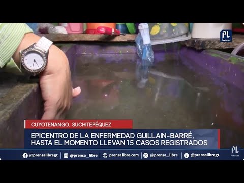 Cuyotenango mantiene mayoría de casos de Guillain-Barré diagnosticados en Guatemala