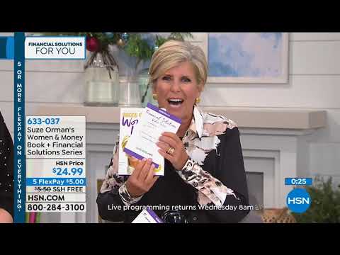 HSN | Suze Orman Financial Solutions for You 12.26.2018 - 04 AM