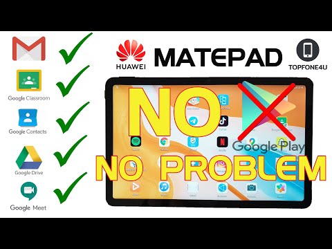 How to Access Google Drive, Google Classroom, Google Meet on Huawei Matepad or Any Huawei Device