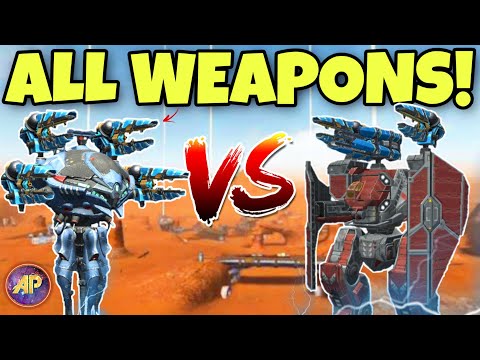 🔥 NODENS VS ARTHUR COMPARISON WITH ALL WEAPONS || WAR ROBOTS REMASTERED ||