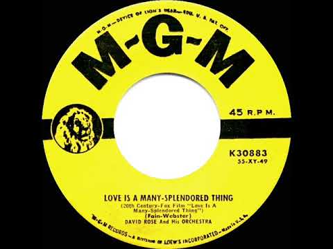 1955 David Rose - Love Is A Many Splendored Thing (instrumental)