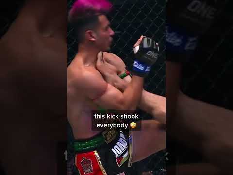 This kick Shock everyone 😳💥#shorts #fight #kickboxing