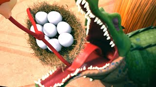 Save The Eggs From The Crocodile! | CRACKÉ | Videos For Kids