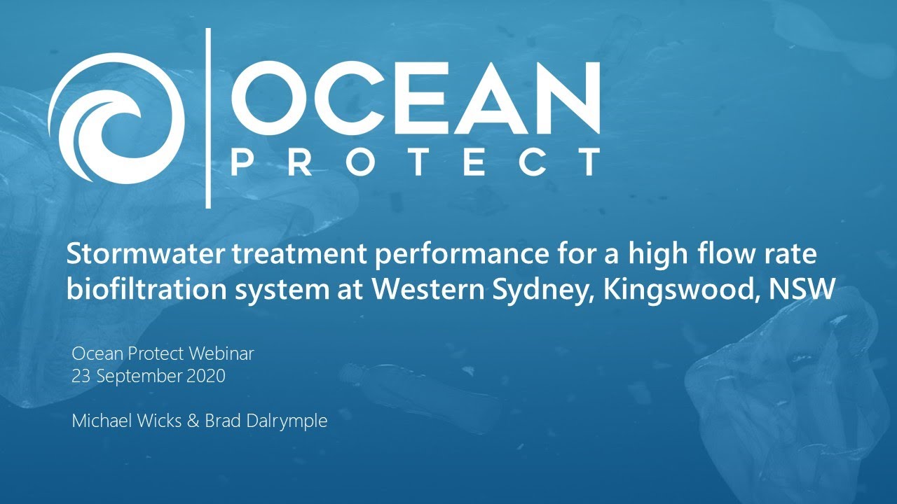 <br>Stormwater treatment performance for a high flow biofiltration system at Western Sydney, NSW