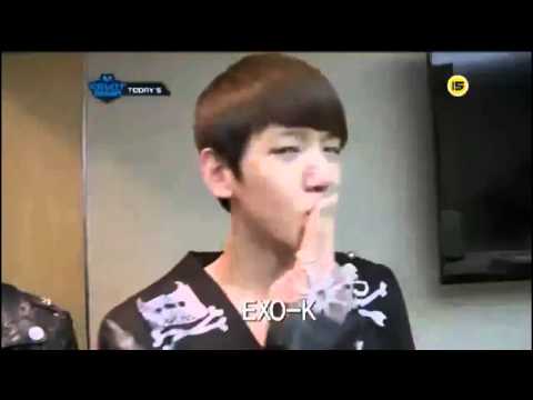 [HD] 120614 Kiss from EXO-K at Mcountdown