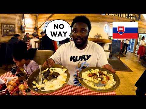 Is This Really Slovakia's Most Delicious Food?? You Have To Que For It!! 🇸🇰