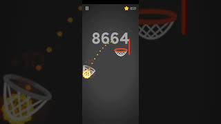 Мировой рекорд в игре  9000+Dunk Shot.