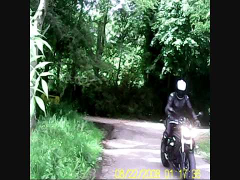 BikeWise 2012 & my demonstration of how to open a door with a motorcycle!