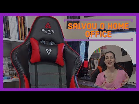Ela salvou meu home office! - Cadeira Alpha Gamer Nimbus!