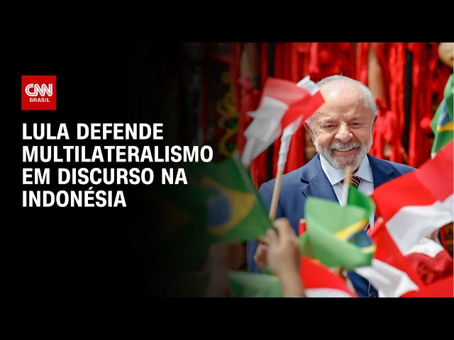 Na Indonésia, Lula defende parceria e cooperação no Sul Global | CNN NOVO DIA