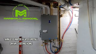 Tankless Water Heater Install | Existing Home