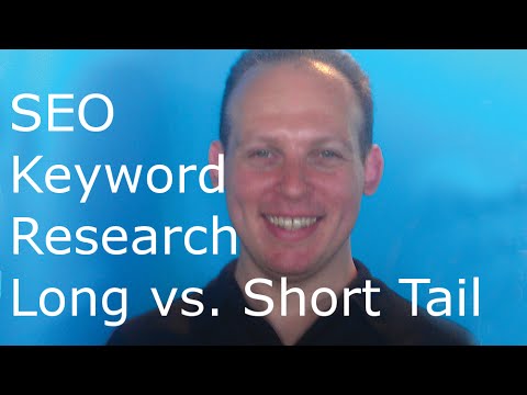 SEO keyword research tutorial: long tail keywords vs. short tail keywords Video