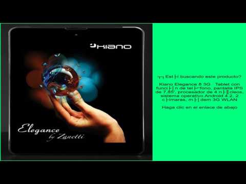 Kiano Elegance 8 3G   Tablet con función de teléfono, pantalla IPS de 7,85', procesador de