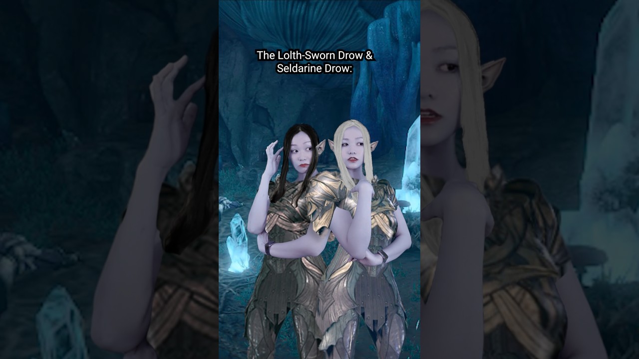 not in the purple chat 😔 #bg3 #baldursgate3 #drow #dnd #dndmemes #gamergirl #minthara #baldursgate