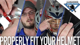 How To Fit A Lacrosse Helmet
