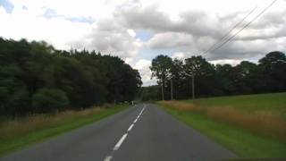 preview picture of video 'Driving On The D31 & D787 Bulat-Pestivien To Railway Crossing Near Pont-Melvez Brittany'