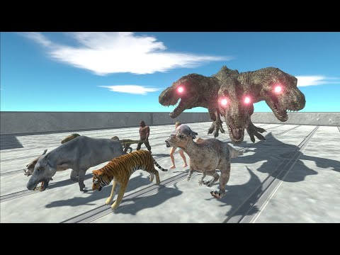 Escape from CERBERUS T-REX - Animal Revolt Battle Simulator