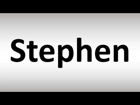 How to Pronounce Stephen